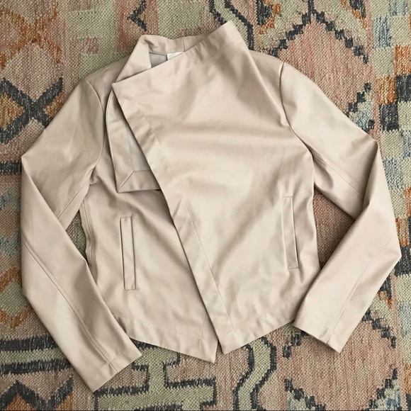 BB Dakota Ariana Pink Vegan Leather Jacket Medium - Picture 3 of 5